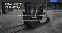 Desktop Screenshot of oceanstateforklifts.com